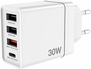 verbatim CHR-30EU2 Ladeadapter weiß, 30 W