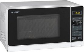 SHARP R-242 WW Mikrowelle 800 W weiß
