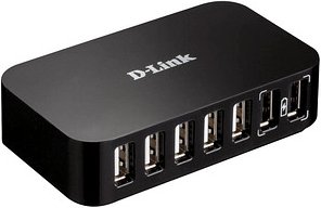 D-Link USB-Hub DUB-H7 7-fach schwarz