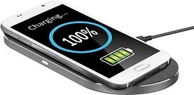 Thumbnail - XLAYER Wireless Pad Double Induktive Ladestation space grau, 10 Watt