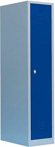 LÜLLMANN Spind enzianblau, lichtgrau 515111, 1 Schließfach 41,5 x 50,0 x 180,0 cm