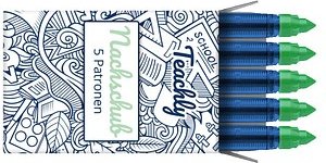 Teachly Tintenrollerminen grün 0,6 mm 5 St.