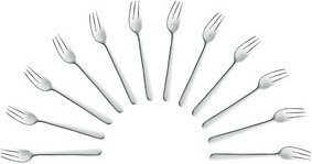 Thumbnail - ZWILLING Kuchengabel Melody silber, 12 St.