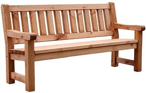 Garden Pleasure Gartenbank ALLGÄU 960362 braun Holz 184,0 cm