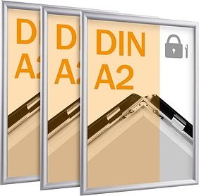 Thumbnail - SPRINTIS Klapprahmen silber 42,0 x 59,4 cm, 3 St.