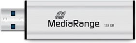 Thumbnail - MediaRange USB-Stick schwarz, silber 128 GB, 1 St.
