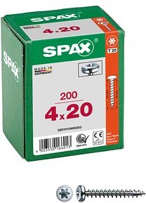 Thumbnail - SPAX® Universalschrauben T20 Halbrundkopf WIROX 0201010400203 4 mm x 20 mm, 200 St.