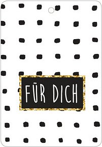 Thumbnail - LUMA Geschenkanhänger mehrfarbig für Dich, 10 St.