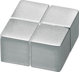 SIGEL C10 extrastark Magnet silber, Metall 2,0 x 1,0 x 2,0 cm, 1 St.