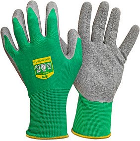 GRÜNTEK® unisex Gartenhandschuhe grün Größe 8, 5 Paar
