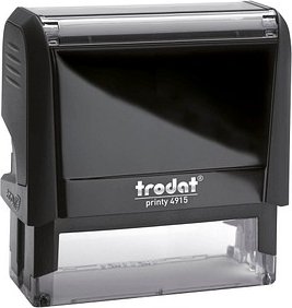 trodat Textstempel, individualisierbar printy 4915 selbstfärbend schwarz ohne Logo, 1 St. - Nachträglich per Gutschein ...