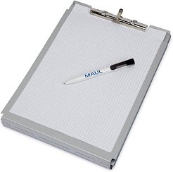 MAUL Klemmbrett MAULcase 2354808 DIN A4 silber Aluminium, 1 St.