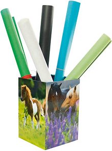 HERMA Papierkorb 15,0 l Pferdewiese, 1 St.