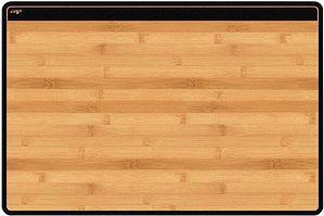 cep Schreibtischunterlage schwarz/bambus Kunststoff 58,5 x 38,5 cm, 1 St.