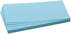 FRANKEN Moderationskarten blau 9,5 x 20,5 cm, 500 Blatt