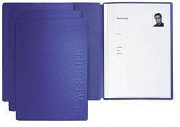 PAGNA Bewerbungsmappe SOLO DIN A4 blau, 1 St.