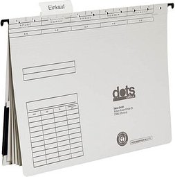 dots Personalhefter Karton lichtgrau 4 x kaufmännische Heftung, 5 St.