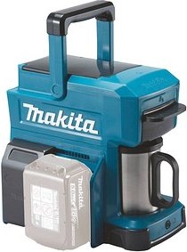 makita DCM501Z (ohne Akku) Akku-Kaffeemaschine blau, 4 Tassen
