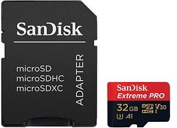 SanDisk Speicherkarte microSDHC-Card Extrem PRO, 32 GB, 1 St.