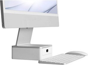 rain design Monitorständer mBase für Apple iMac 60,96 cm/24 Zoll silber