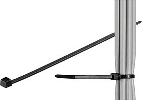 100 fixPOINT Kabelbinder schwarz