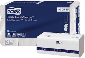 Thumbnail - TORK Papierhandtücher 100585 PeakServe® Endlos™ H5 Interfold-Falzung 1-lagig 4.920 Tücher