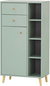 MÖBELPARTNER Badschrank Bjarne 153172 pastellgrün 60,2 x 33,1 x 113,4 cm