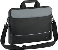 Thumbnail - Targus Laptoptasche Intellect Topload Kunstfaser schwarz/grau TBT238EU bis 39,6 cm (15,6 Zoll)
