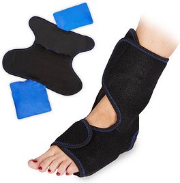 Thumbnail - relaxdays Sprunggelenkbandage 10027264_0 schwarz, 1 St.