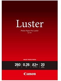 Thumbnail - Canon Fotopapier LU-101 A3+ DIN A3+ hochglänzend 260 g/qm 20 Blatt