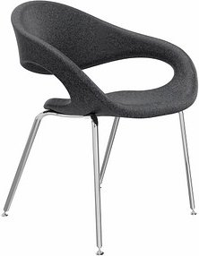 fm Besucherstuhl Elan 4260761571362 anthrazit Stoff, 1 St.