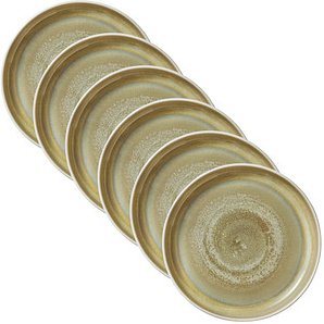 6 HEART & SOUL Suppenteller Perfect Match Thyme hellgrün 24,0 cm