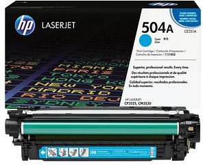 HP 504A (CE251A) cyan Tonerkartusche