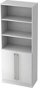 Thumbnail - HAMMERBACHER Regalschrank 7700 CE, V7700/W/W/CE weiß 80,0 x 42,0 x 200,4 cm