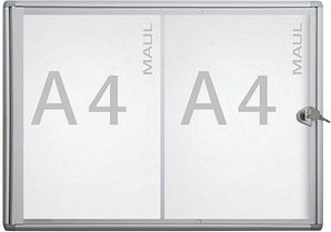 Thumbnail - MAUL Schaukasten Extraslim grau 2x DIN A4 49,0 x 2,7 x 35,0 cm, 1 St.