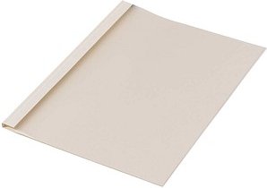 LMG Thermo-Bindemappen beige Leinenkarton für 15 - 20 Blatt, 50 St.