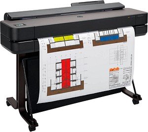 AKTION: HP DesignJet T650 914 mm (36 Zoll) 2025 Edition Plotter mit 300 Euro CashBack