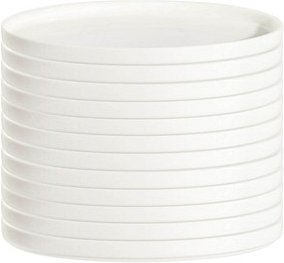 12 ID Fine Teller Stolt oval weiß 26,0 cm