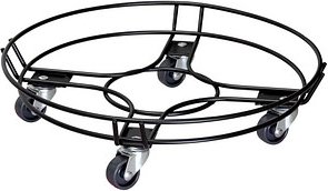 WAGNER® design yourself Pflanzenroller GH 0934 Metall, Ø 38,0 cm schwarz rund, 1 St.