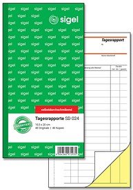 Thumbnail - SIGEL Tagesrapport Formularbuch SD024, 1 St.