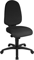 Topstar Bürostuhl Syncro Pro 5, S500 G20 Stoff schwarz, Gestell schwarz