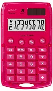Rebell Starlet Taschenrechner pink