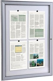 Thumbnail - Showdown® Displays Schaukasten S alu 4x DIN A4