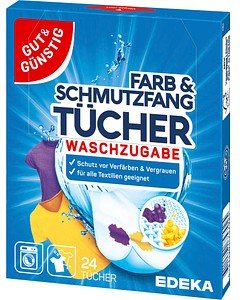 GUT&GÜNSTIG Farb- und Schmutzfangtücher weiß, 24 St.