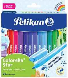 Pelikan Colorella Star C302 Filzstifte farbsortiert, 24 St.