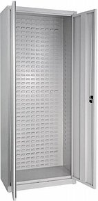 ADB Metallschrank 40521 lichtgrau 78,0 x 38,0 x 193,0 cm, aufgebaut