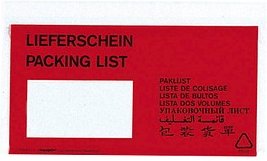 Thumbnail - VP Lieferscheintaschen Kunststoff DIN lang 250 St.