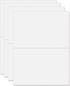 LUMA Einlegeblätter für Karten weiß DIN B6, 10 Blatt, 10 St.