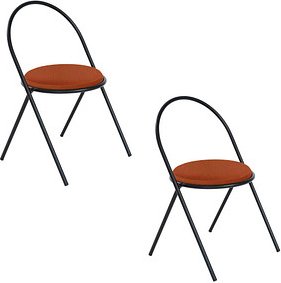 2 meet powered by PAPERFLOW Besucherstühle SATURNE CHSATX2SC.01.27 rost Kunstleder