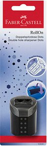 FABER-CASTELL Dosenspitzer doppelt RollOn Dots schwarz